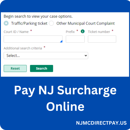 Pay Nj Surcharges online